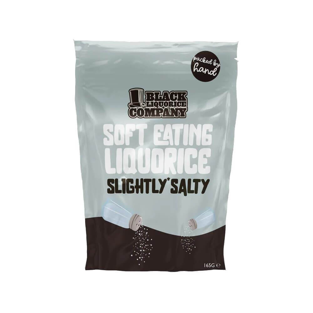 Black Liquorice Company Soft Eating Slightly Salty Liquorice 165g